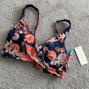 Sea Level Swim Dominica Cross Front Bikini Top